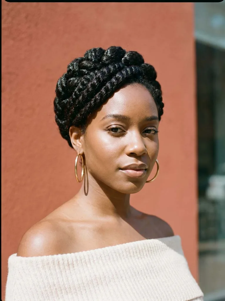 Elegant Twist Hairstyles: 10 Ideas for Every Occasion 10 Two-strand twist updo on natural curly hair — elegant twist for natural hair