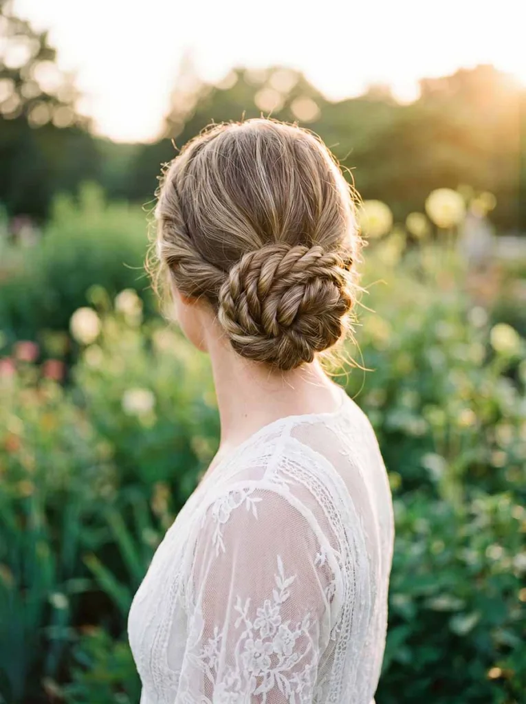Elegant Twist Hairstyles: 10 Ideas for Every Occasion 3 Rope twist updo hairstyle coiled into a low bun elegant twisted hairstyle ideas