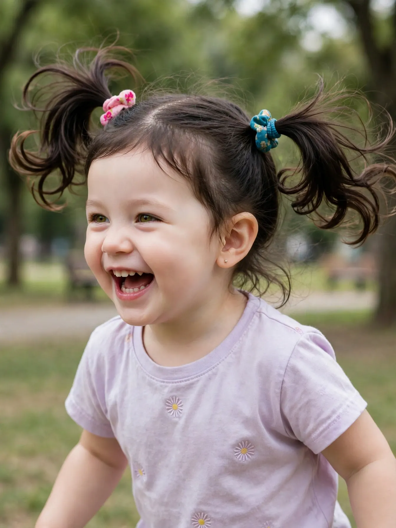 22 Cute Toddler Girl Hairstyles That Are Easy at Home 14 Playful toddler girl hairstyles including pigtails, braids, and tiny buns