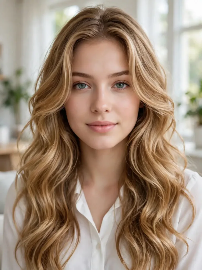 25 Best Haircuts for Thick Wavy Hair That Remove Bulk 4 Face-framing layers on thick wavy hair, front view