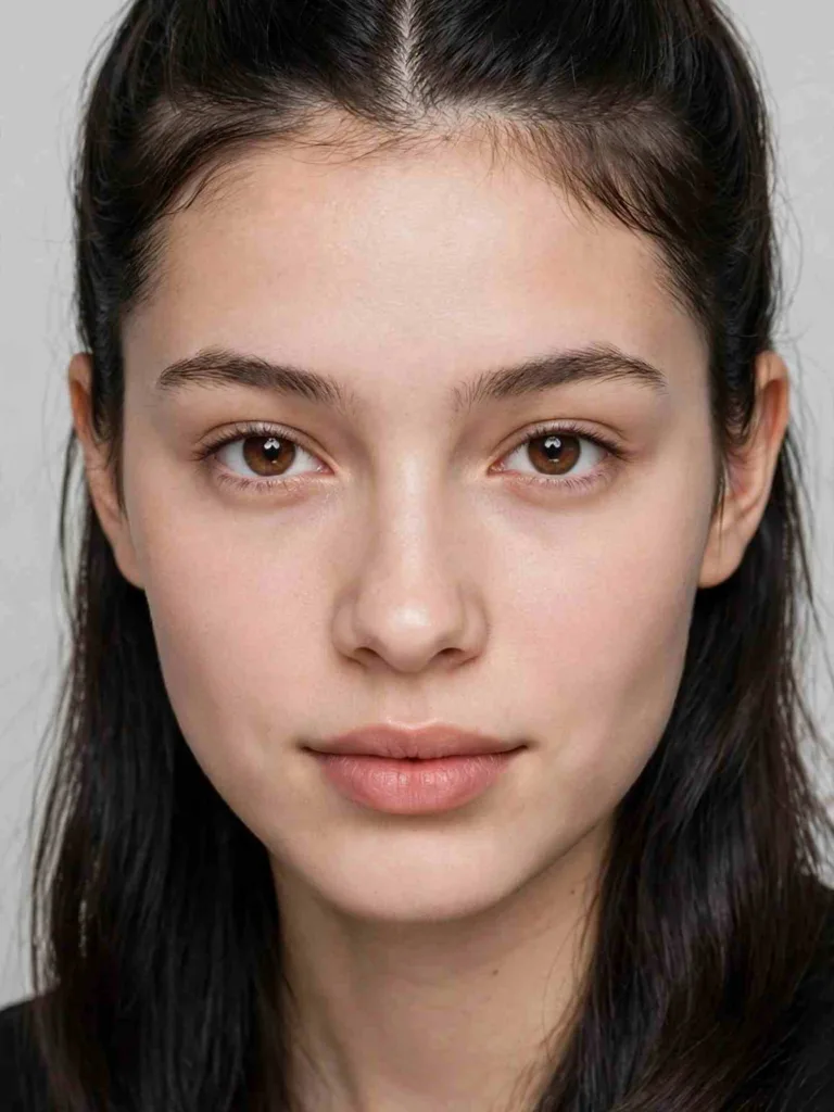 Front face-framing pieces pulled back with a small velvet bow