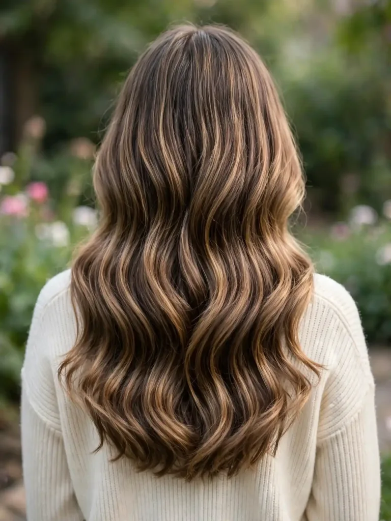 25 Best Haircuts for Thick Wavy Hair That Remove Bulk 9 U-shaped haircut on thick wavy hair, back view