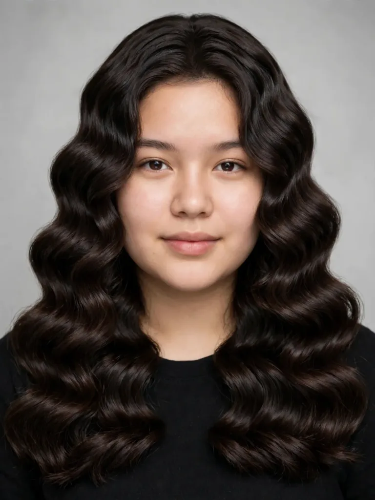 Triple-barrel waver beachy waves with defined S-shape