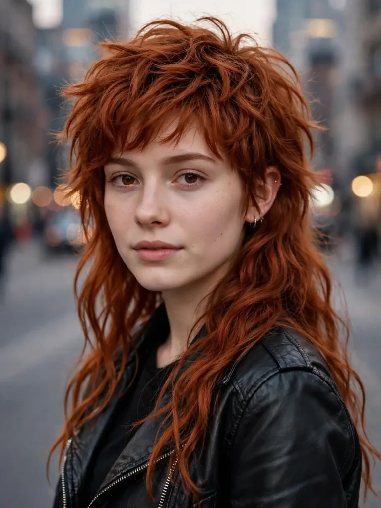25 Best Haircuts for Thick Wavy Hair That Remove Bulk 10 Wolf cut on thick wavy hair with short crown layers