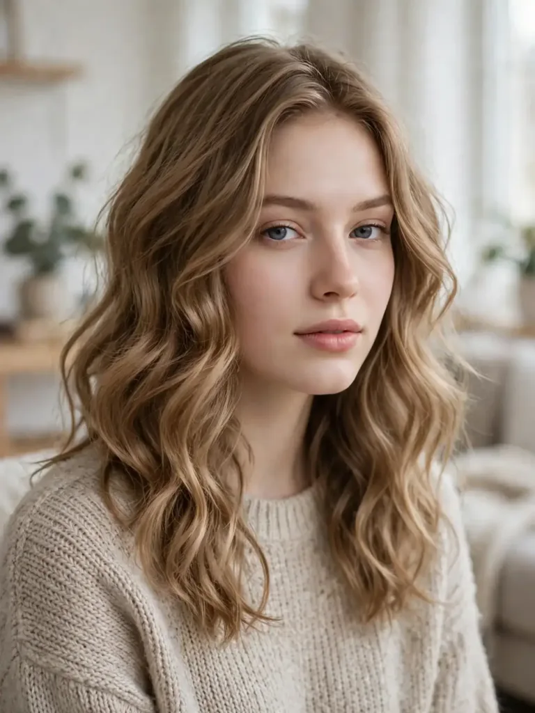 Molten oxidized copper hair with a liquid-metal shine