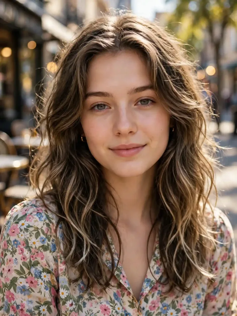 25 Best Haircuts for Thick Wavy Hair That Remove Bulk 17 Mid-length haircut with razored ends on thick wavy hair