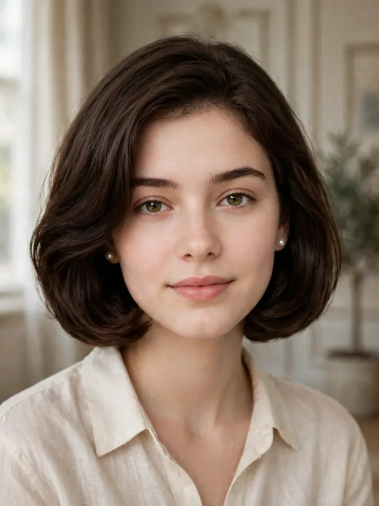25 Best Haircuts for Thick Wavy Hair That Remove Bulk 28 Rounded bob with soft layers on thick wavy hair