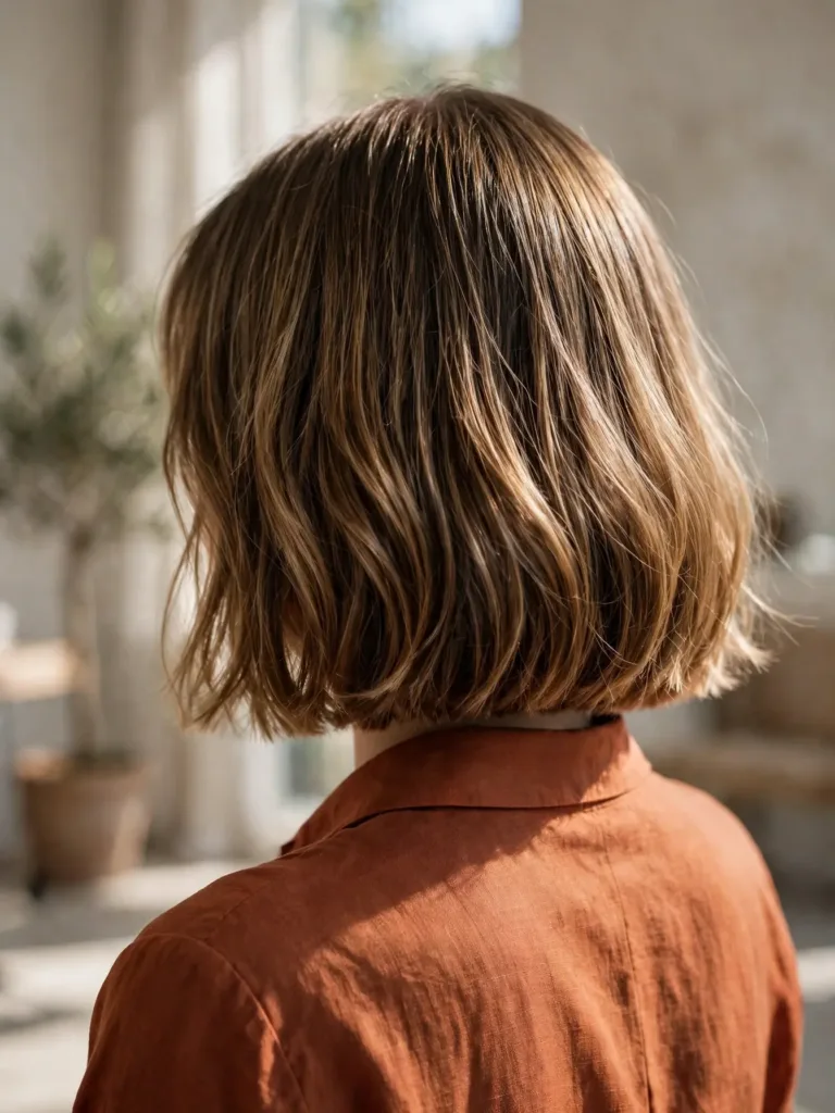 Italian Bob Haircut: The Full Guide to Getting It Right 4 Stylist hands sectioning dark bob hair showing interior shaping technique
