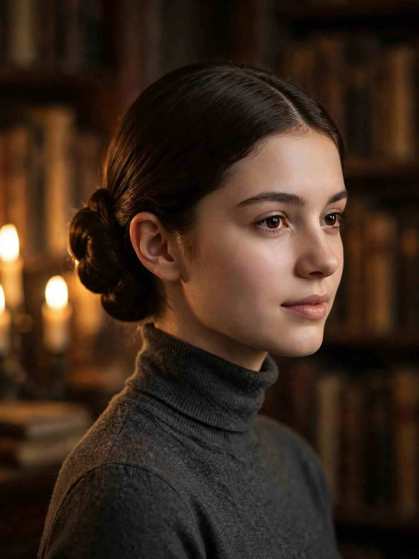 20 dark academia hairstyles for candlelit study days — scholarly vintage looks