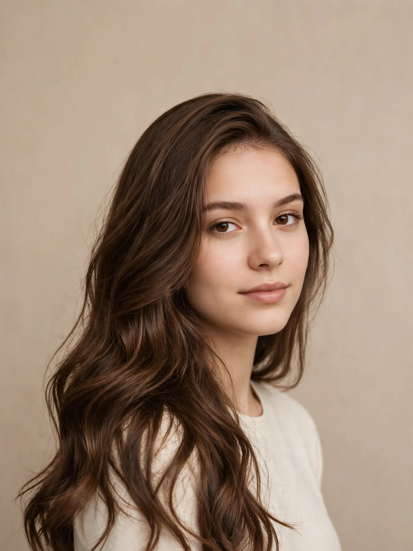 23 Milk Chocolate Brown Hair Color Looks You'll Love 1 Milk chocolate brown hair color on long wavy hair with creamy dimension