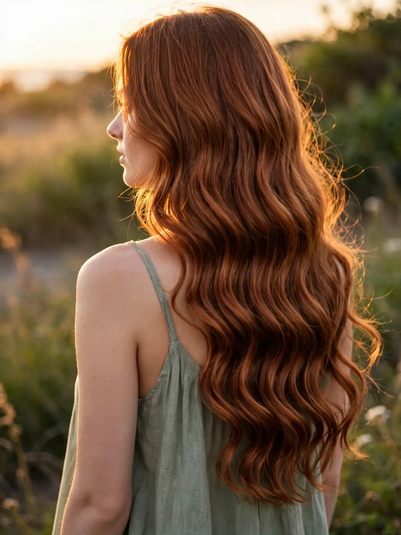 Crimped mermaid waves from a three-barrel waver