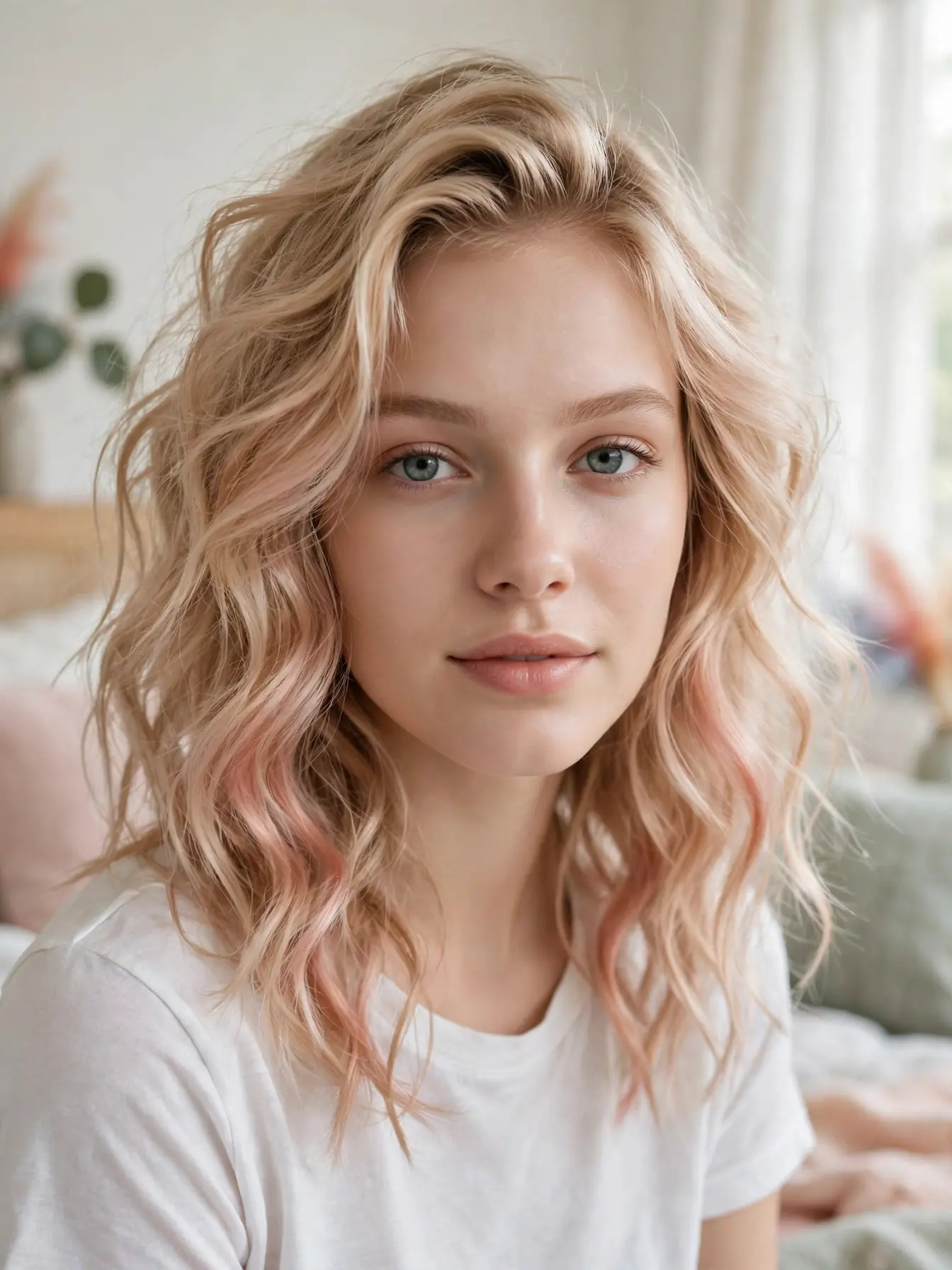 Soft heatless crimped waves from overnight braids