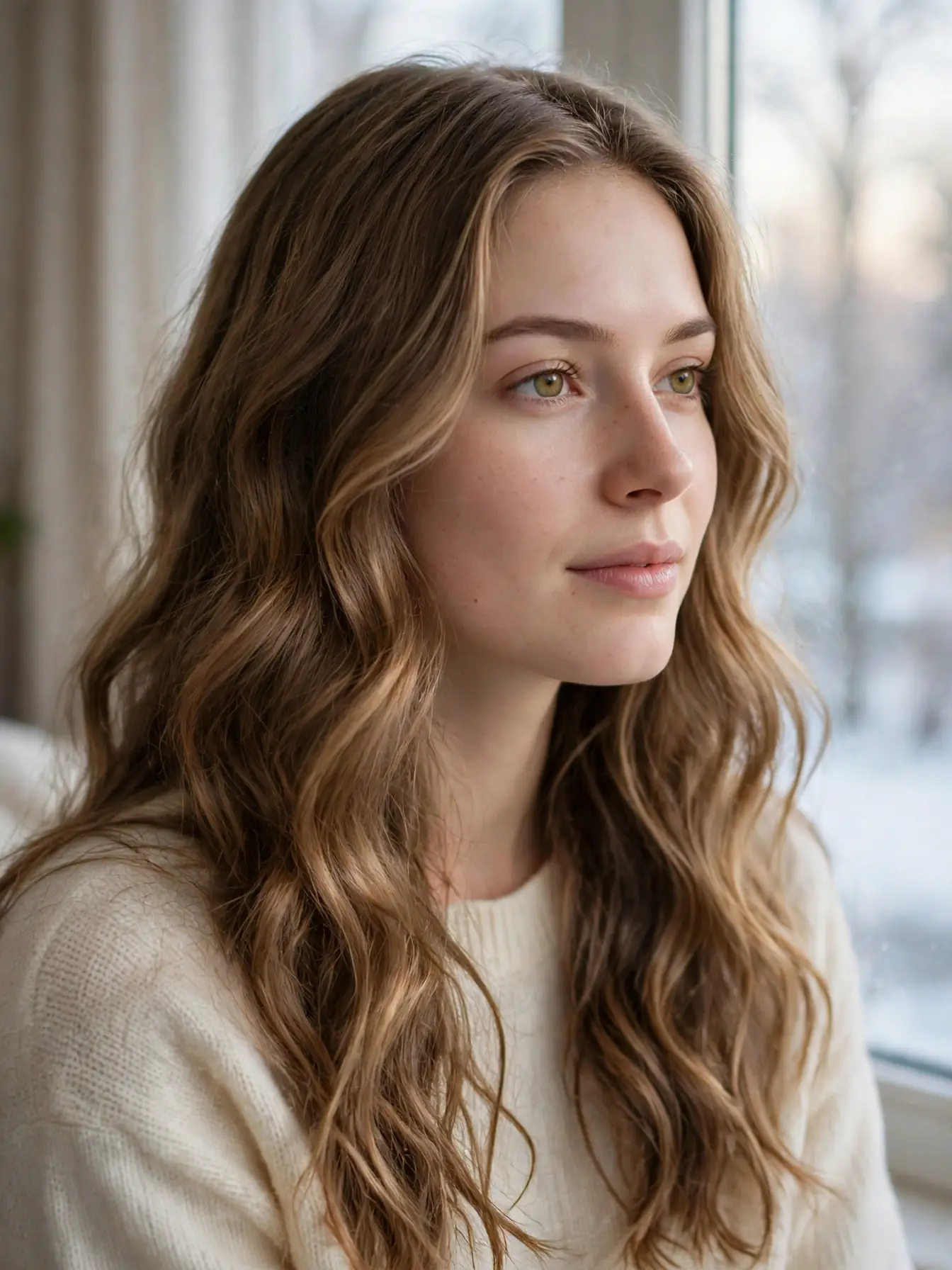 Soft heatless waves from overnight braids